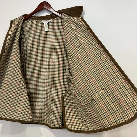 Orvis Womens Barn Jacket Equestrian Chore Coat Flannel Lined Thinsulate Medium - Picture 11 of 15